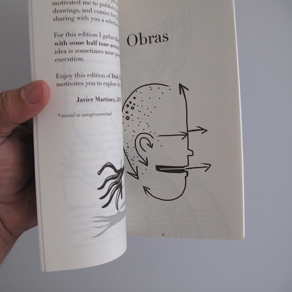 Art Book Daily Drawings by Artist Javier Martinez - Picture 2 of 4